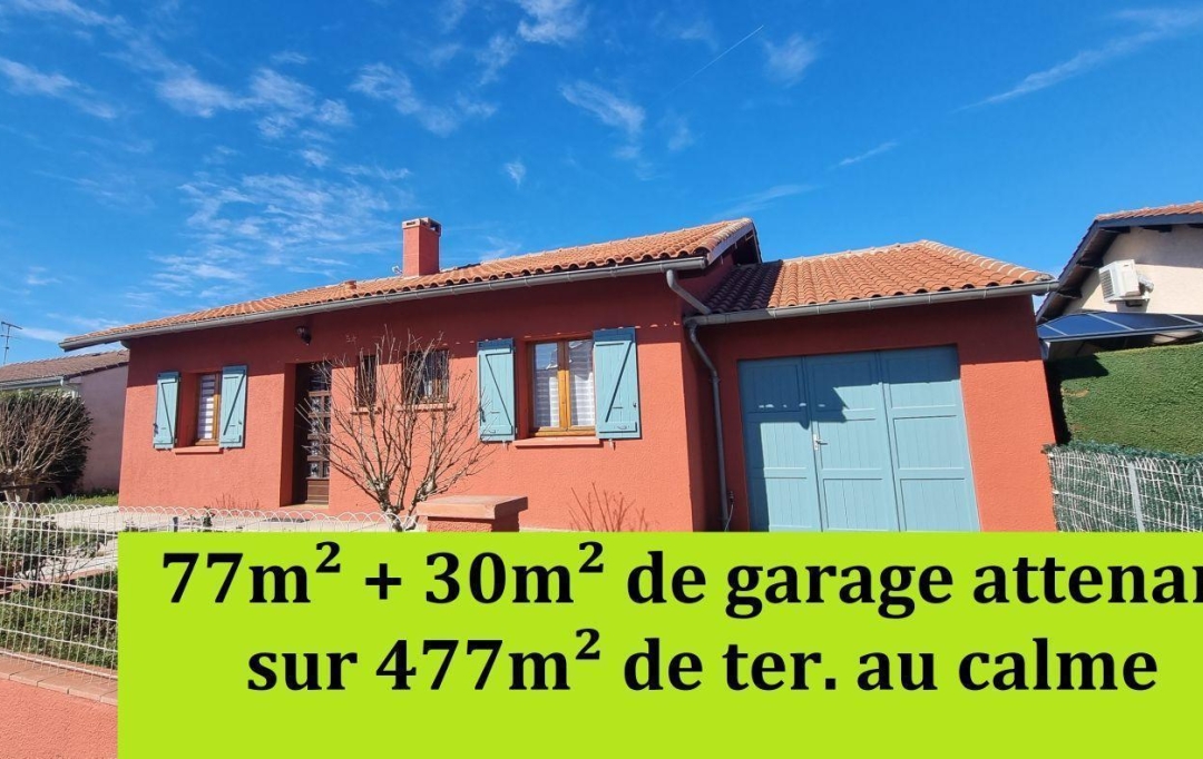 ACCES IMMOBILIER : Maison / Villa | MONTASTRUC-LA-CONSEILLERE (31380) | 77 m2 | 230 000 € 